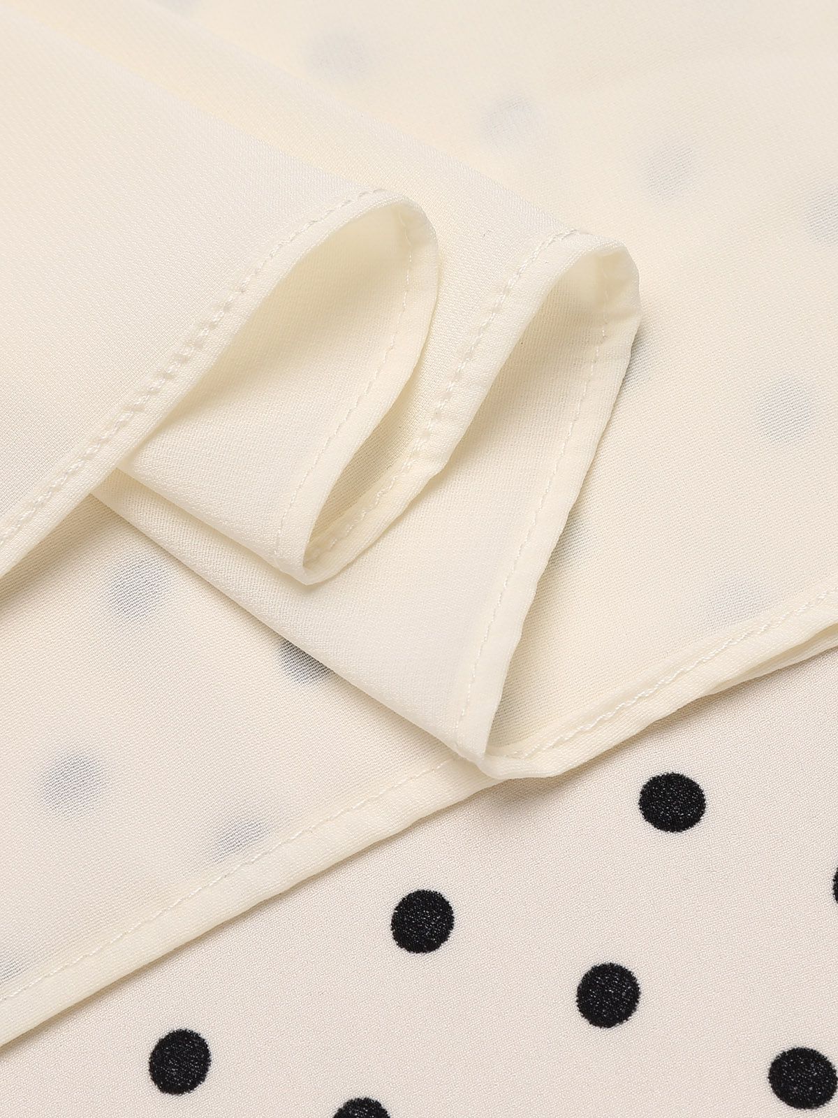 Ivory  Polka Dot Halter Pencil Dress