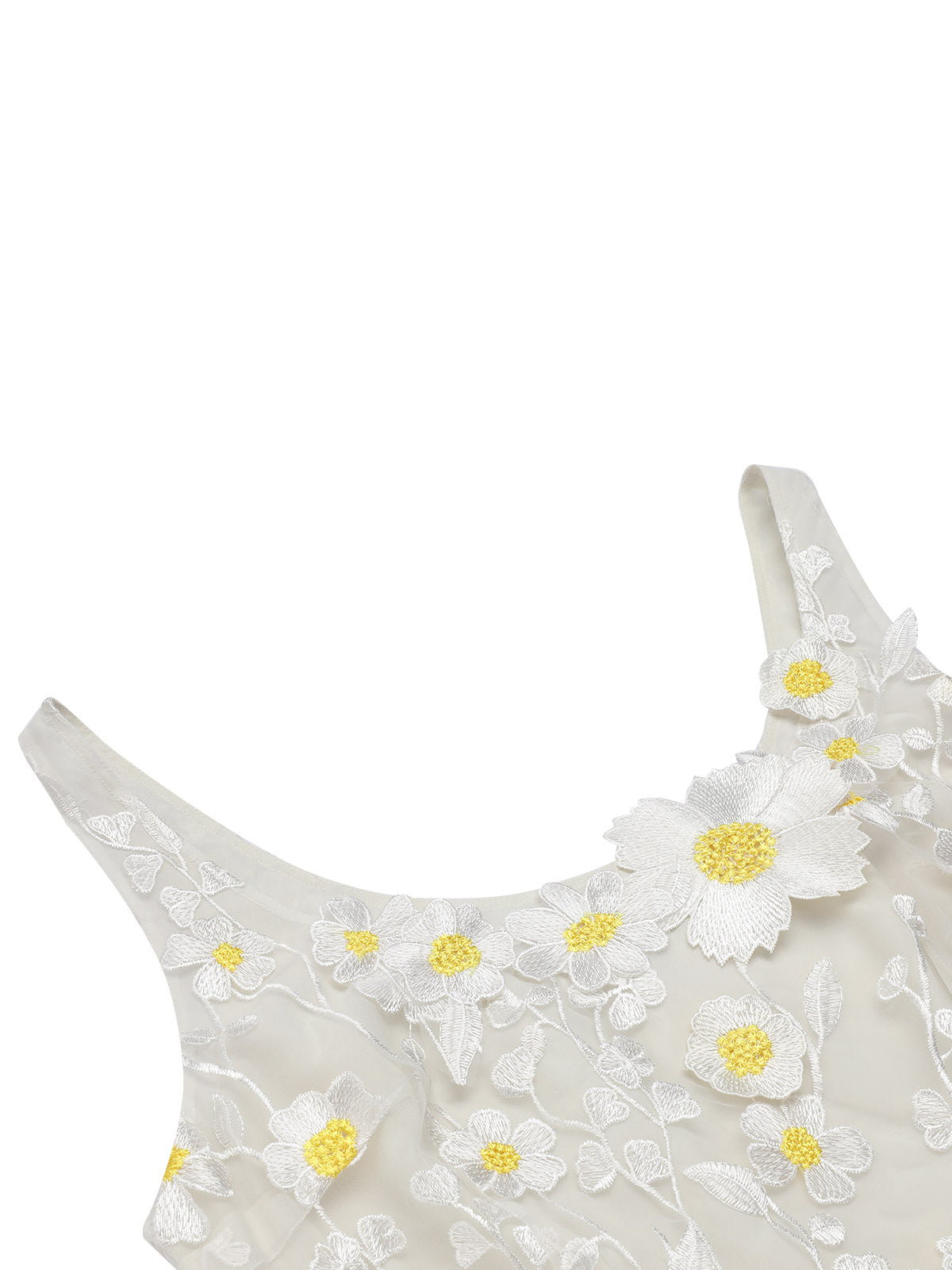 White Daisy Dreamer Vintage Dress