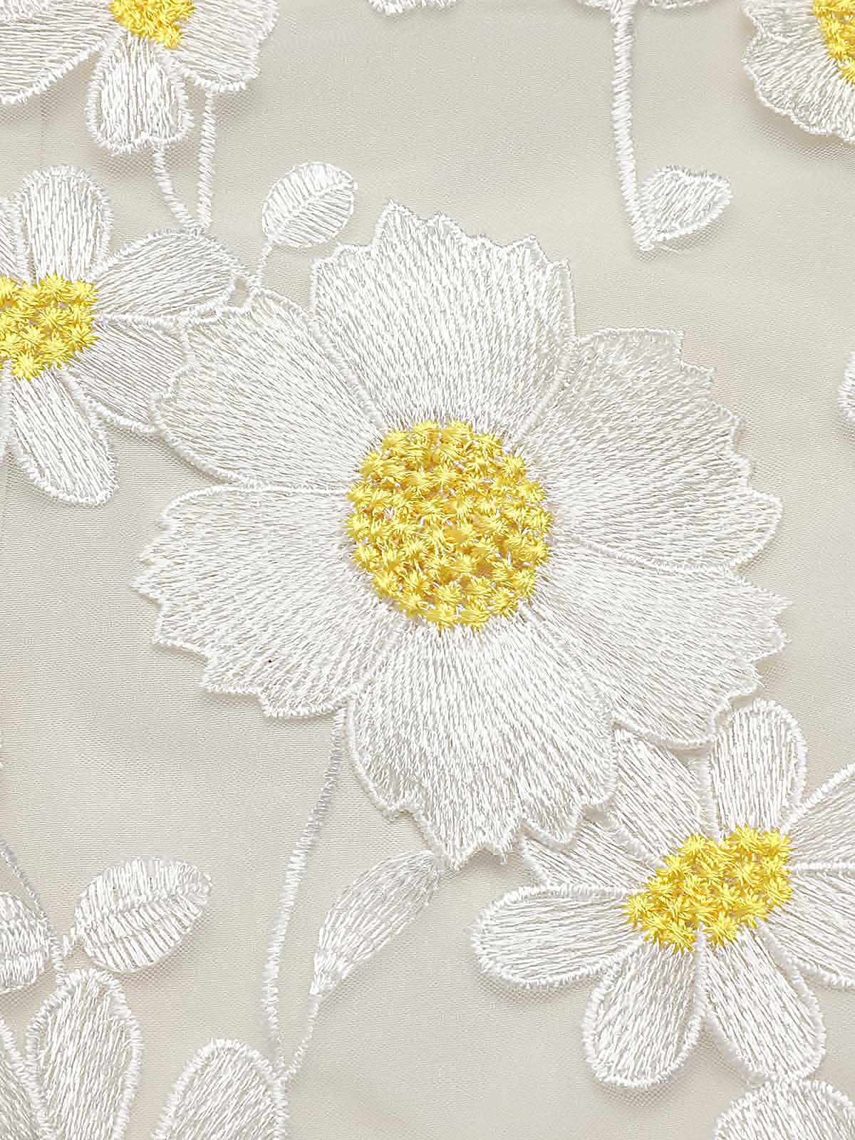 White Daisy Dreamer Vintage Dress