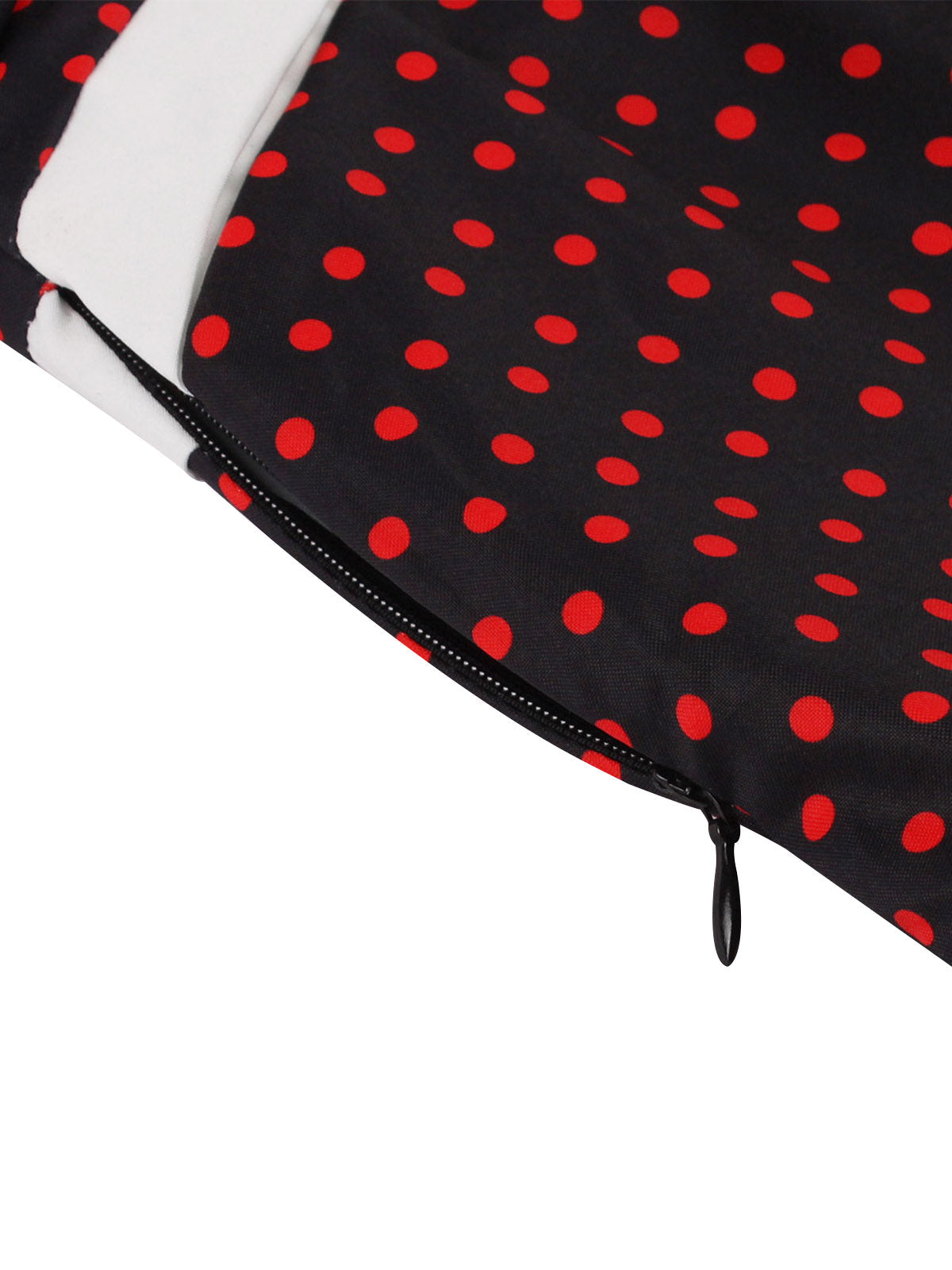 Polka Dots Heart Collar Dress