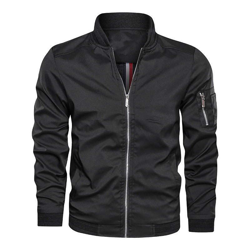Ivyshape | Classic Style Bomber Jacket for Men