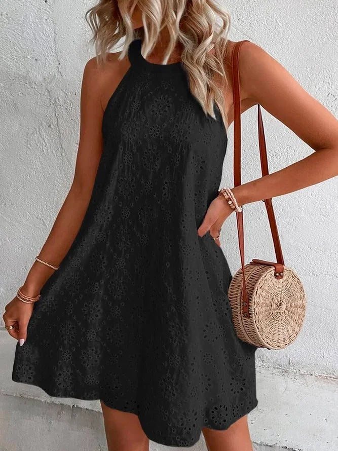 Lace Up Summer Dress