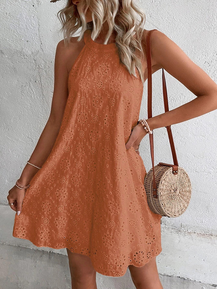 Lace Up Summer Dress