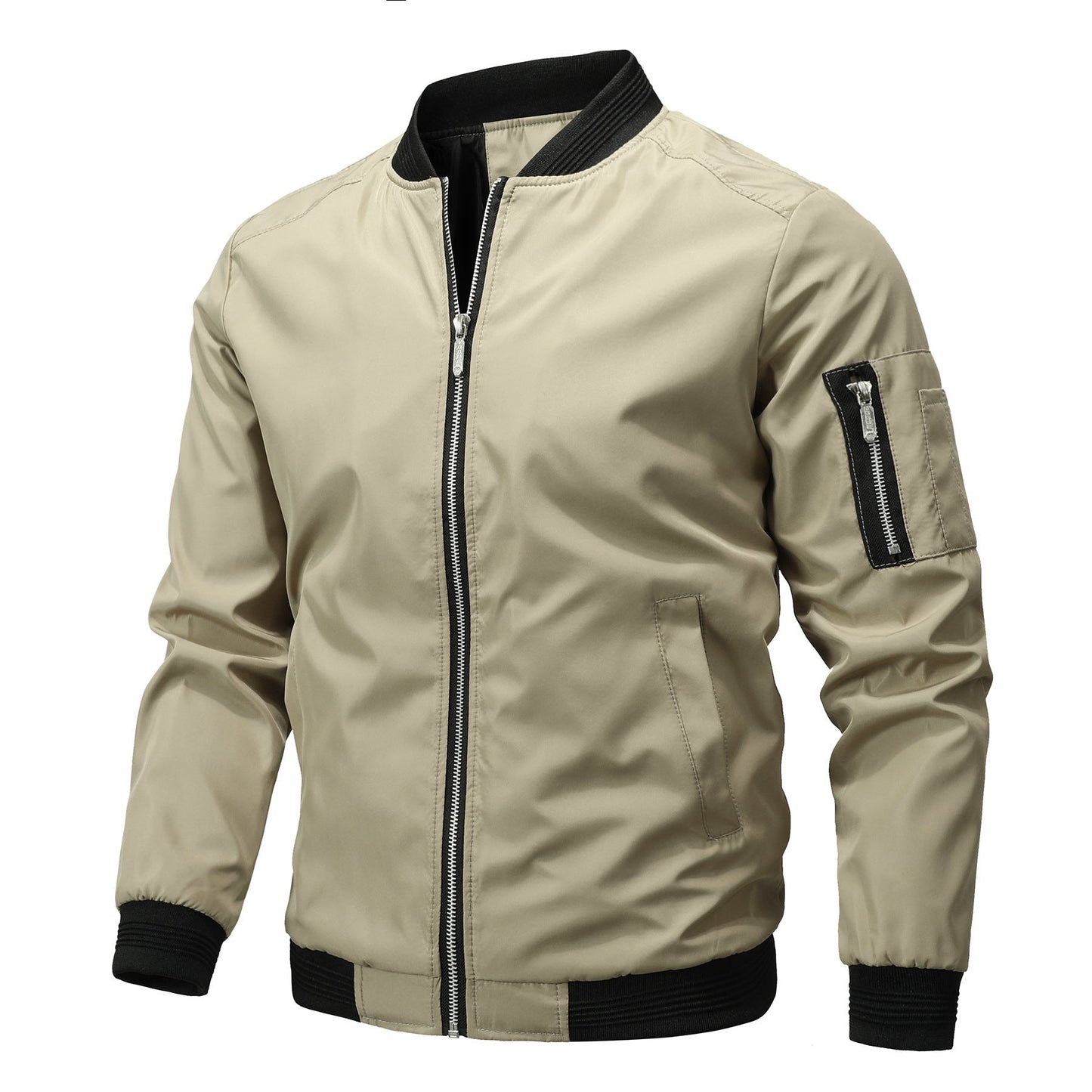 Ivyshape | Classic Style Bomber Jacket for Men