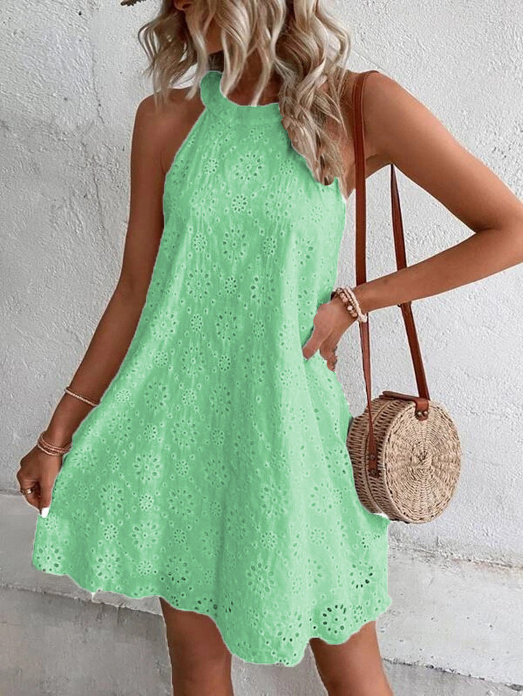 Lace Up Summer Dress