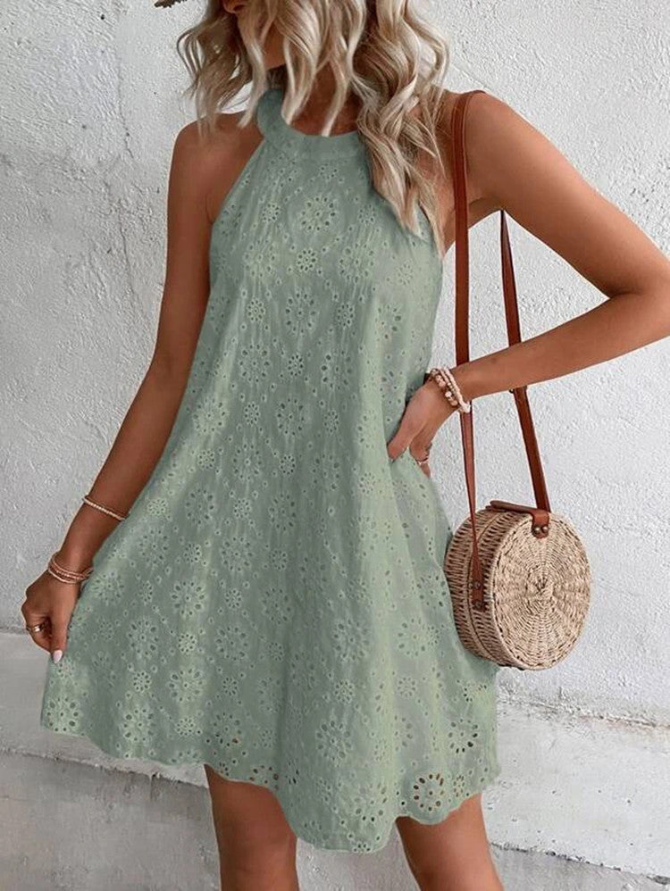 Lace Up Summer Dress