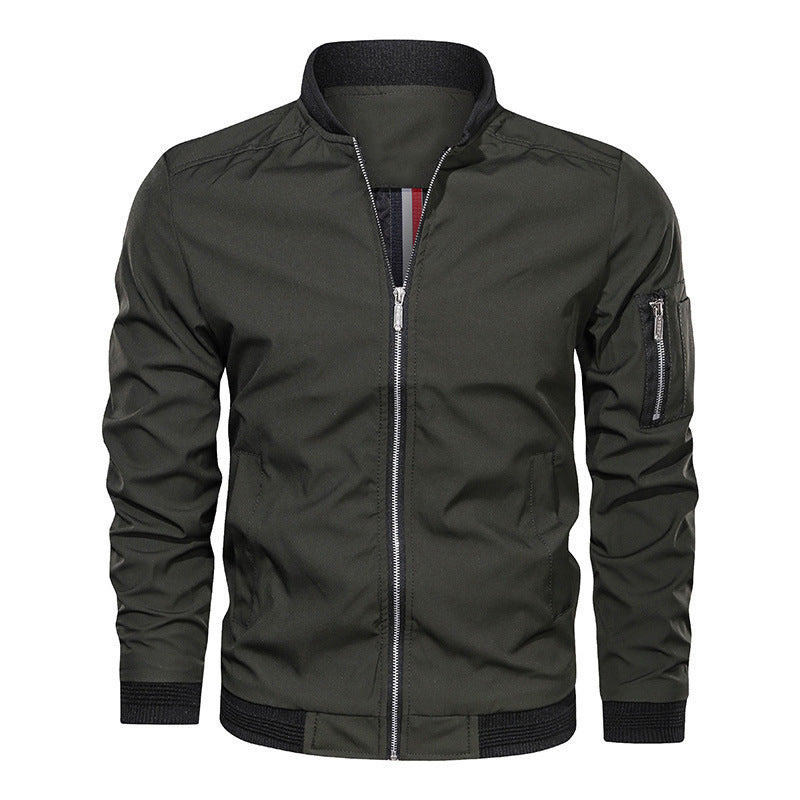 Ivyshape | Classic Style Bomber Jacket for Men