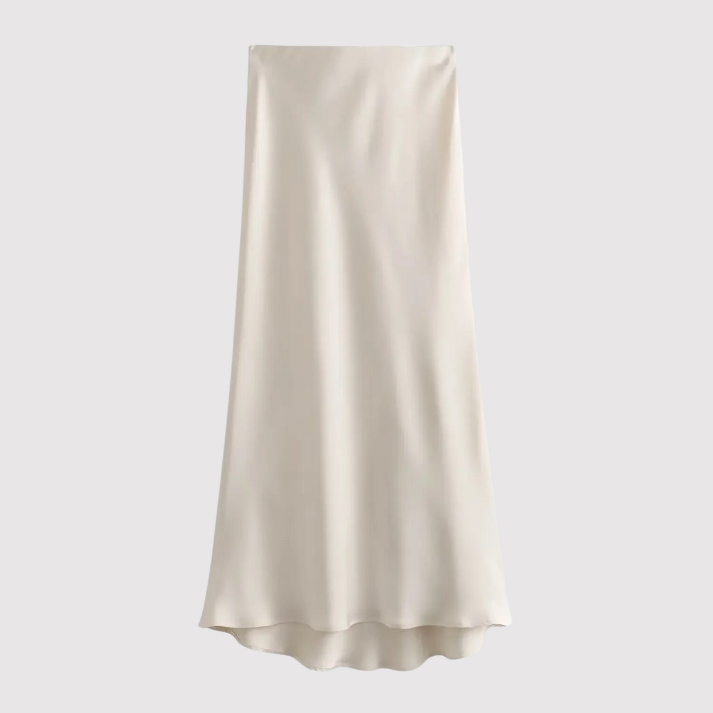 Ivyshape | Long Skirt In Satin