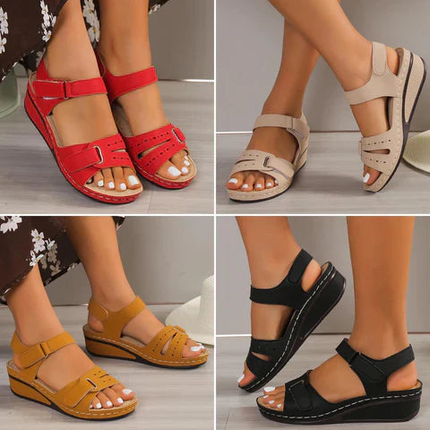 Summer Sandals with Thick Soles and Bow