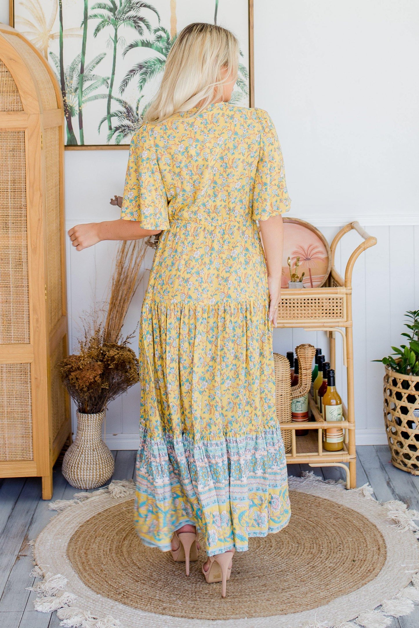 Aiko Dress - Canary Yellow