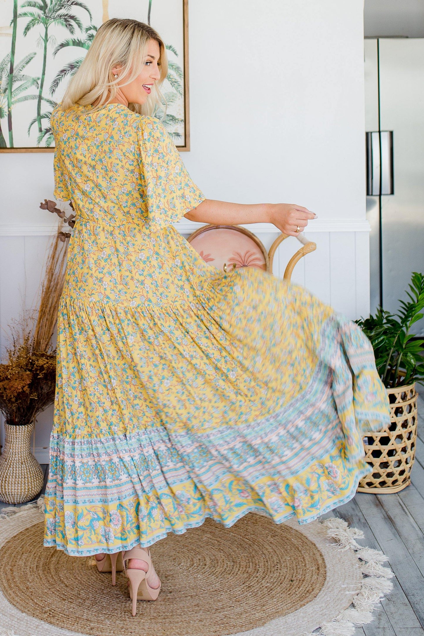 Aiko Dress - Canary Yellow