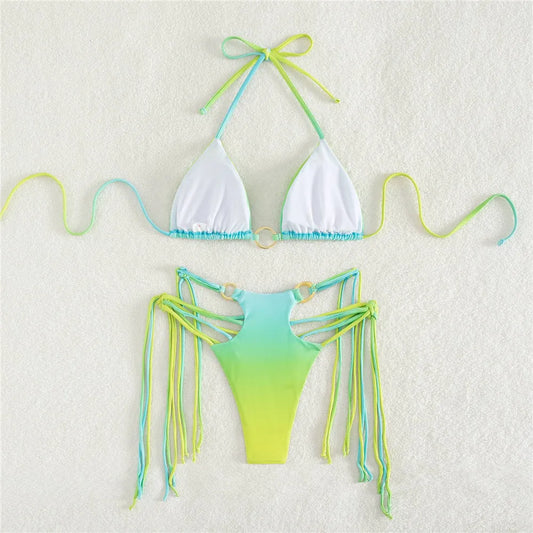 Ivyshape | Tie Die Micro Bikini