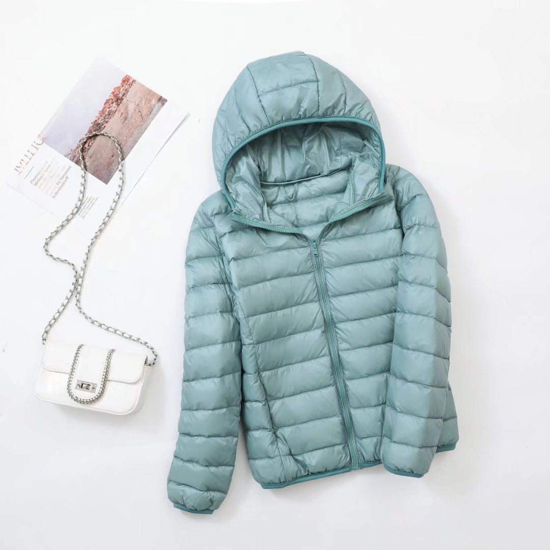 Ivyshape | Women'S Slim Hooded Down Jacket