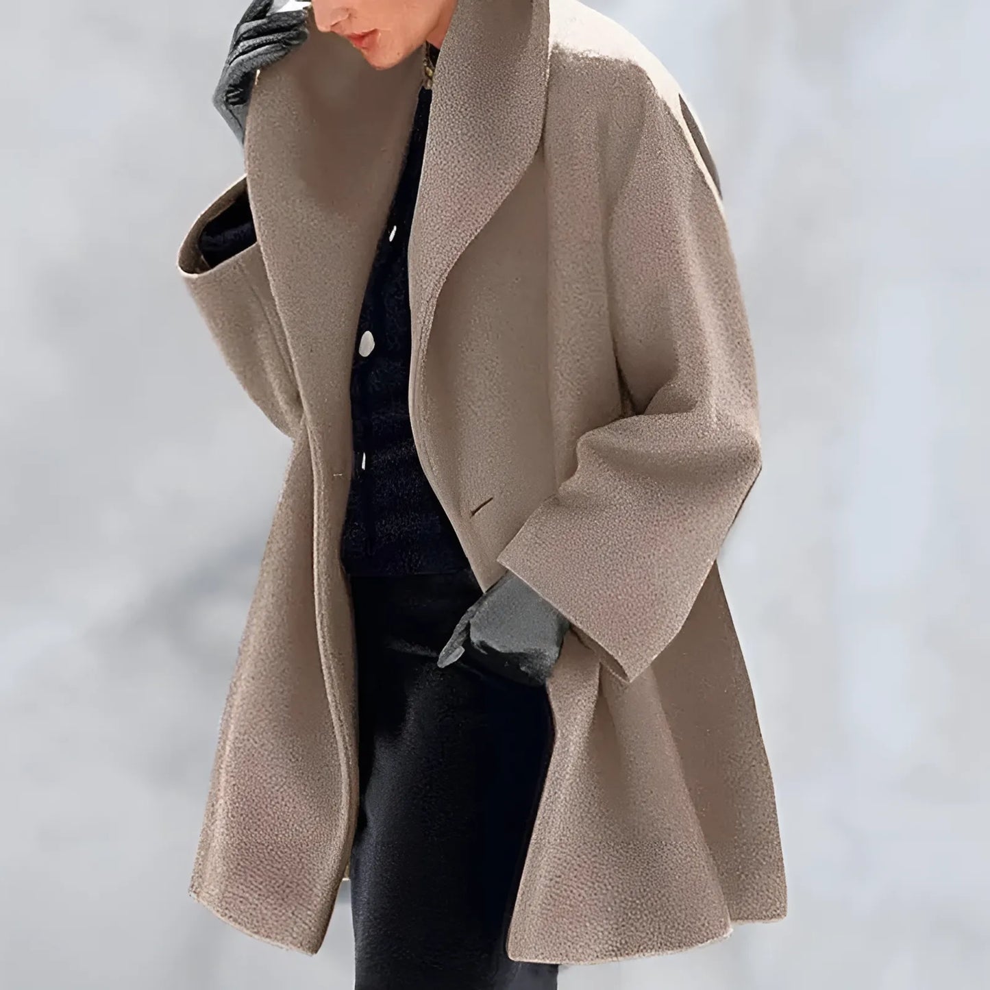 Ivyshape | Women's Winter Trench Coat Warm