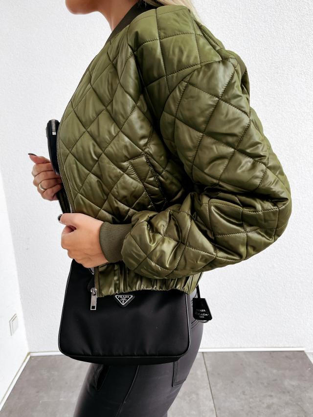 Ivyshape | Padded Bomber Jacket