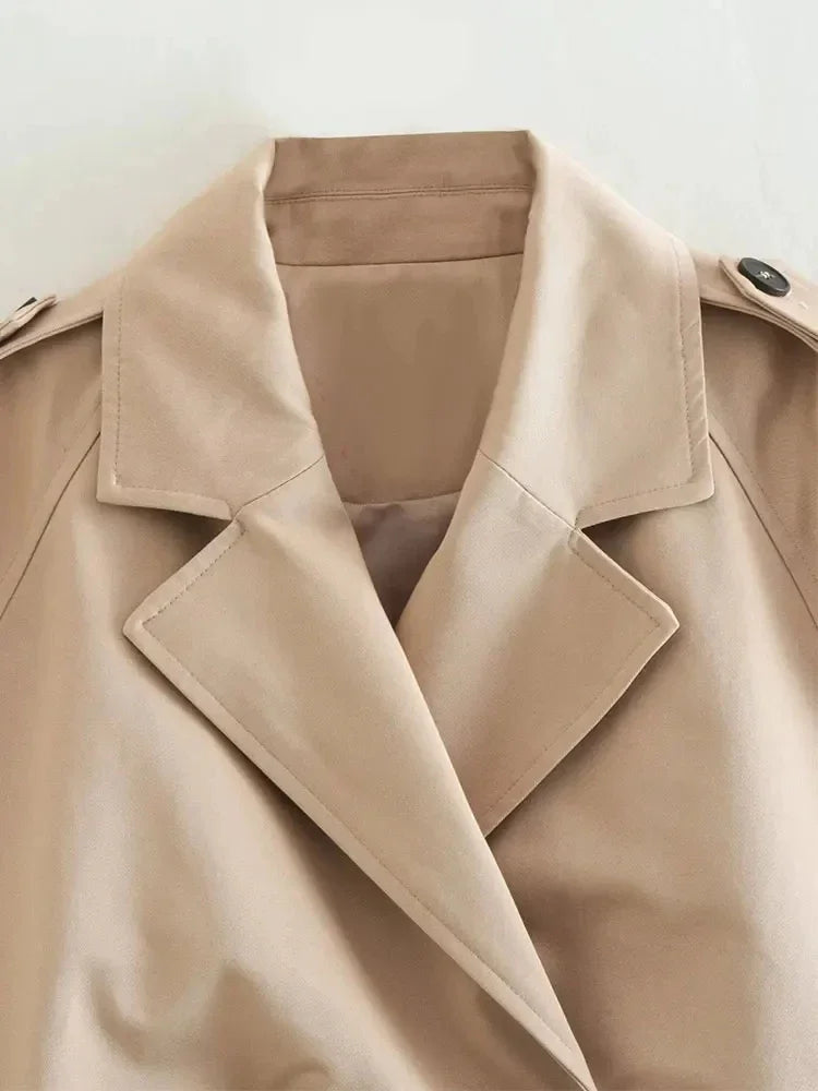 Ivyshape | Short Trench Coat