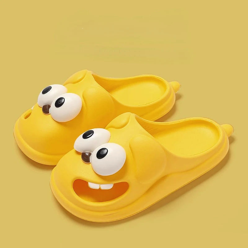 Women's Cute Cartoon Slippers for Indoor and Outdoor Use