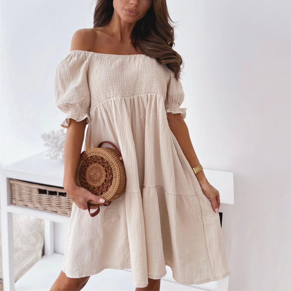 Ivyshape | Women's Off Shoulder Dress Chic