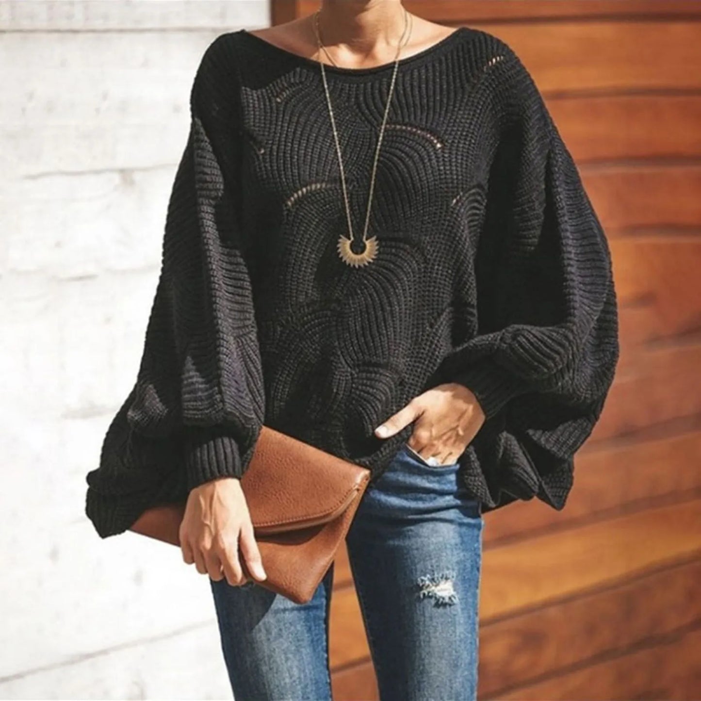 Ivyshape | Knitted Women's Sweater