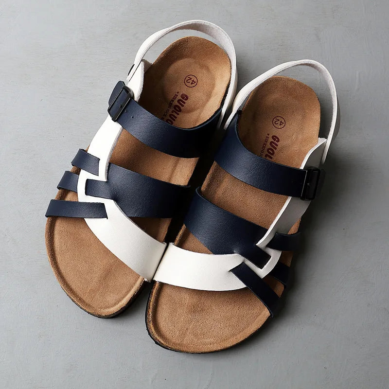 Ivyshape | Women's Classic Leather Sandals Trendy