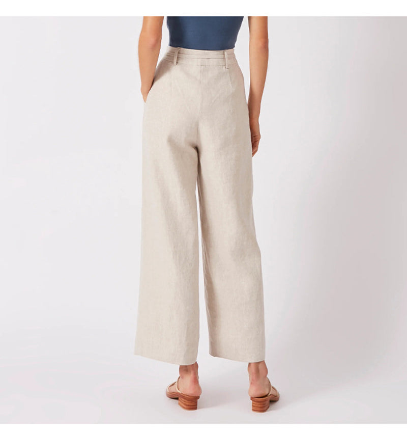 Ivyshape | Women's Trendy Wide Leg Trousers High Waist