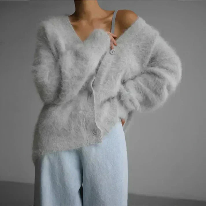 Ivyshape | Warm Fuzzy Sweater