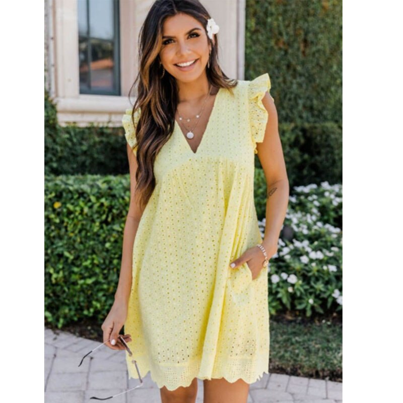 Ivyshape | Women's Chic Summer Dress Bright