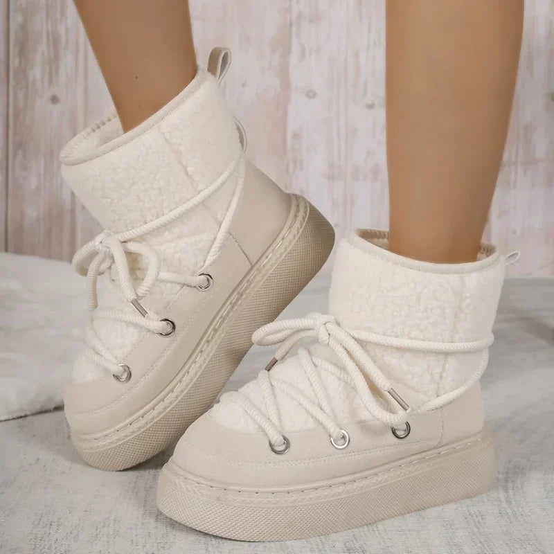 Ivyshape | Soft Plush Snow Boots