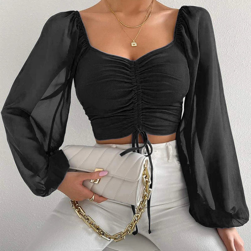 Chic Loose Chiffon Blouse for Women