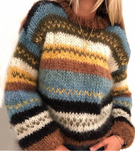 Ivyshape | Warm Knit Sweater for Autumn