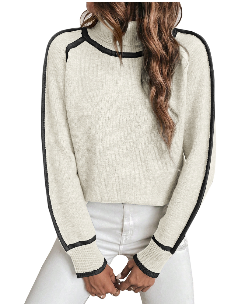 Ivyshape | Cozy Cashmere Turtleneck Sweater for Women