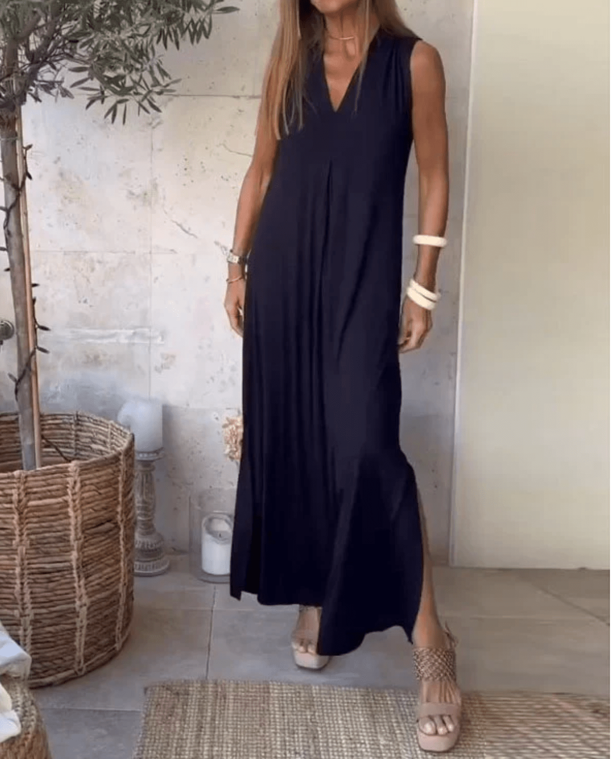 Summer Elegant Loose Maxi Dress | Perfect for Casual Days