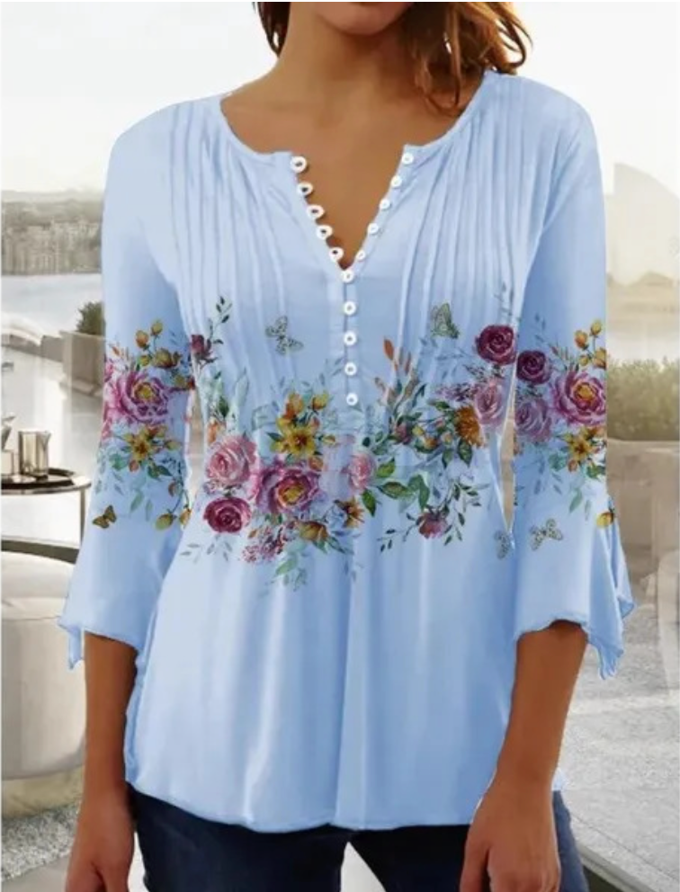 Trendy buttoned shirt for women