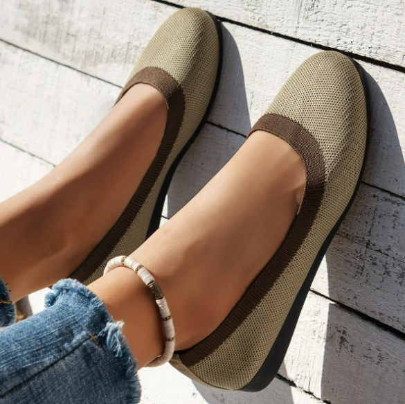 Ivyshape | Round Toe Flats