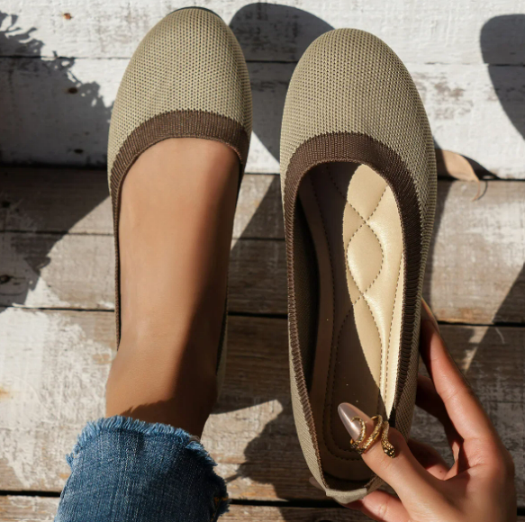 Ivyshape | Round Toe Flats