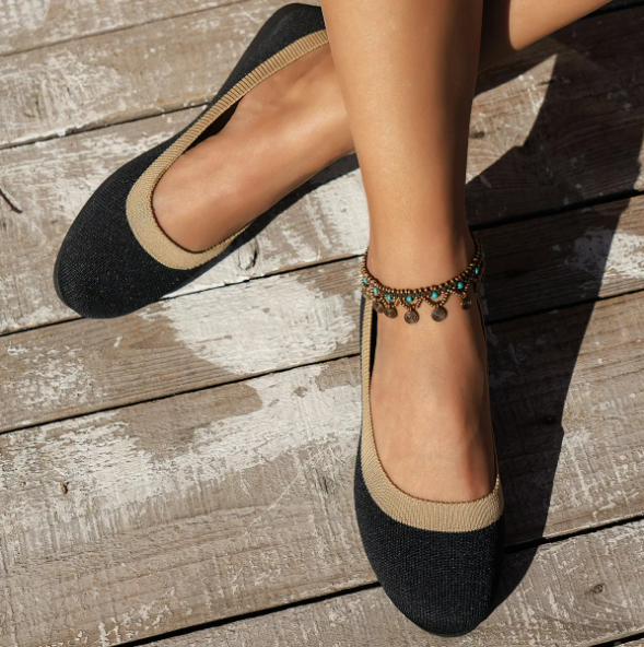 Ivyshape | Round Toe Flats