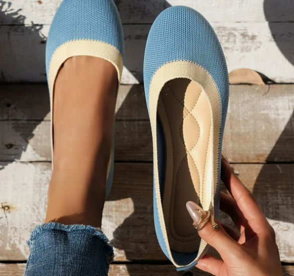 Ivyshape | Round Toe Flats