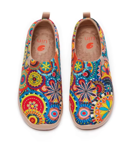 Chic Painted Slip-On Loafers for Women