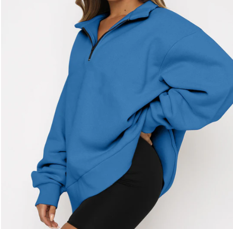 Ivyshape | Sweat with Collar for Women