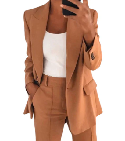 Ivyshape | Blazer Set With Jacket And Trousers