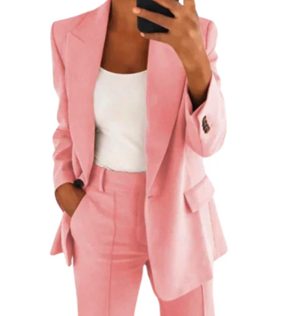 Ivyshape | Blazer Set With Jacket And Trousers