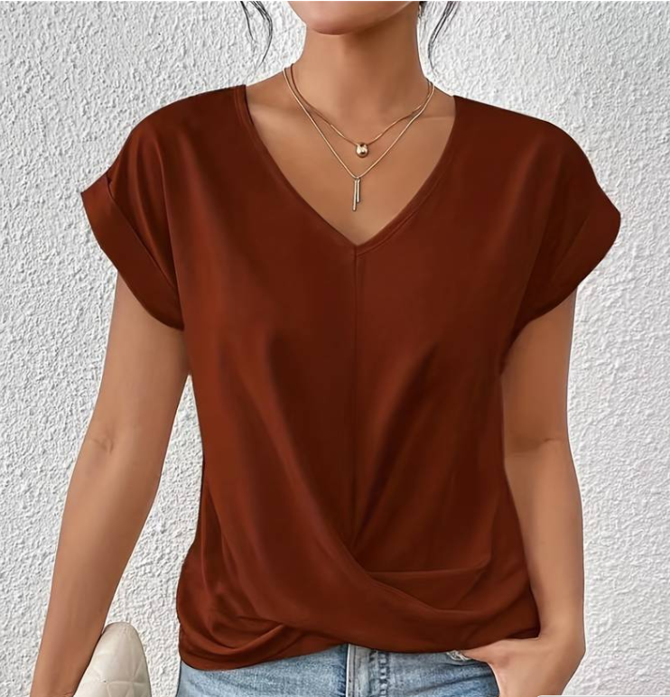 Women's V-neck shirt