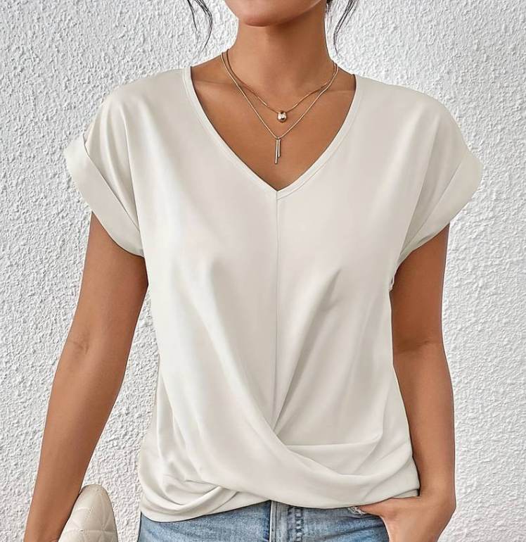 Women's V-neck shirt