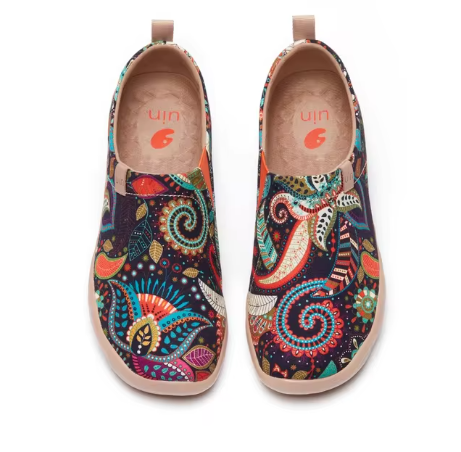 Chic Painted Slip-On Loafers for Women