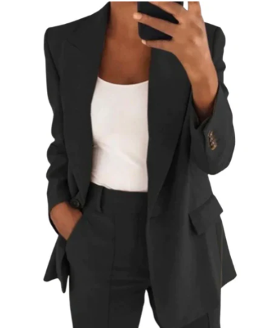 Ivyshape | Blazer Set With Jacket And Trousers