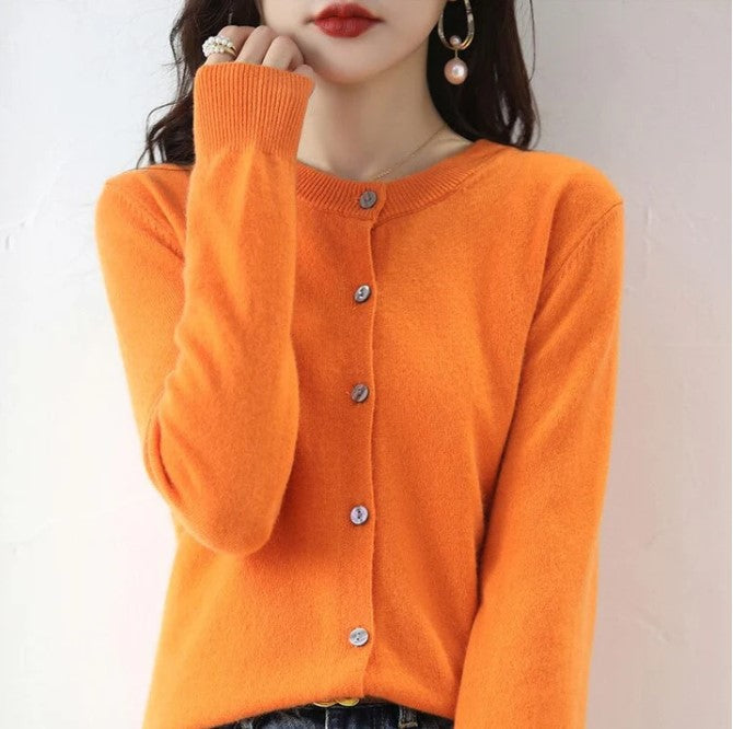 Ivyshape | Thin Knitted Sweater for Spring