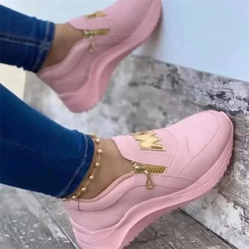 Summer Platform Slip-on Sneakers for Women