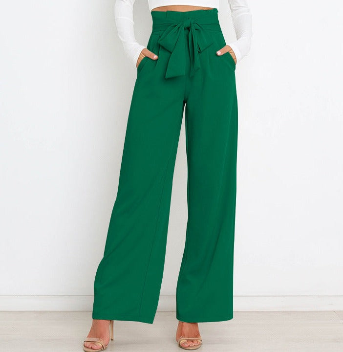 Ivyshape | Stylish and Cozy Fall Wide-Leg Pants for Women