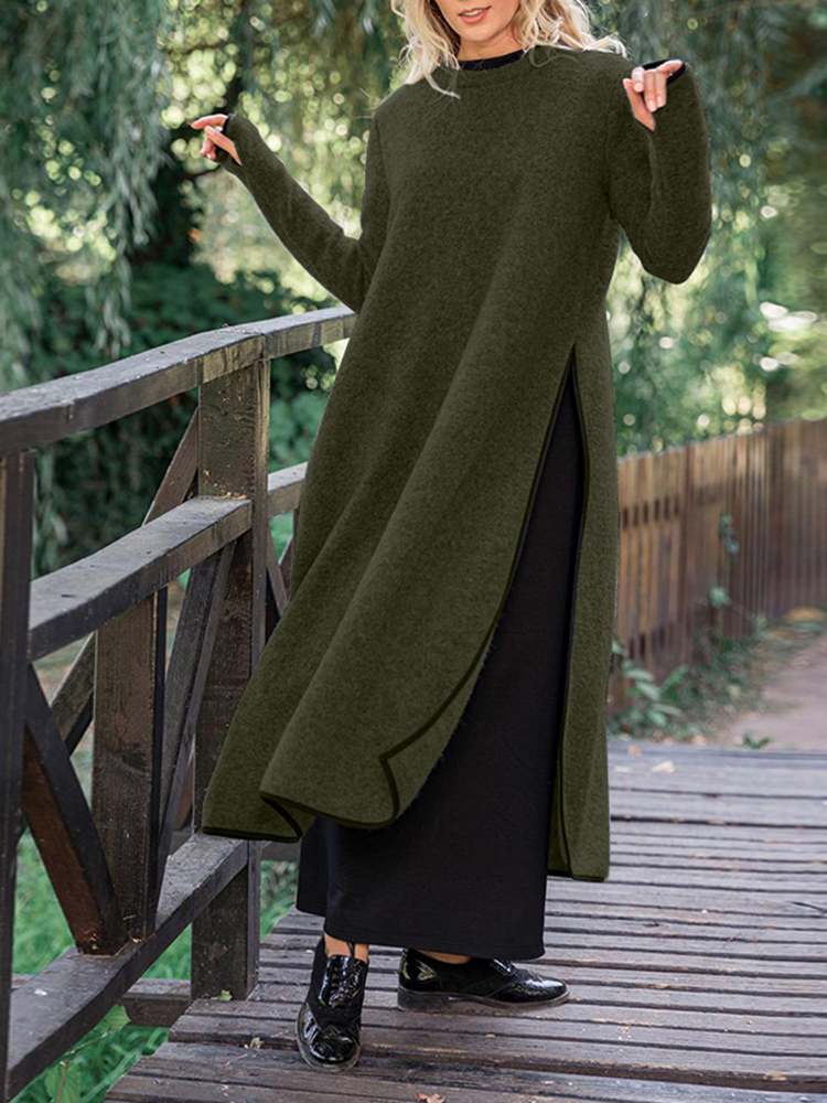 Summer Elegant Loose Long-Sleeved Dress | Perfect for Casual Days