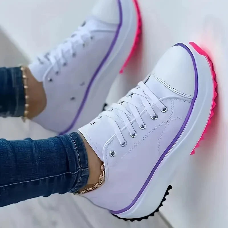 Trendy Lace-Up Sneakers for Women